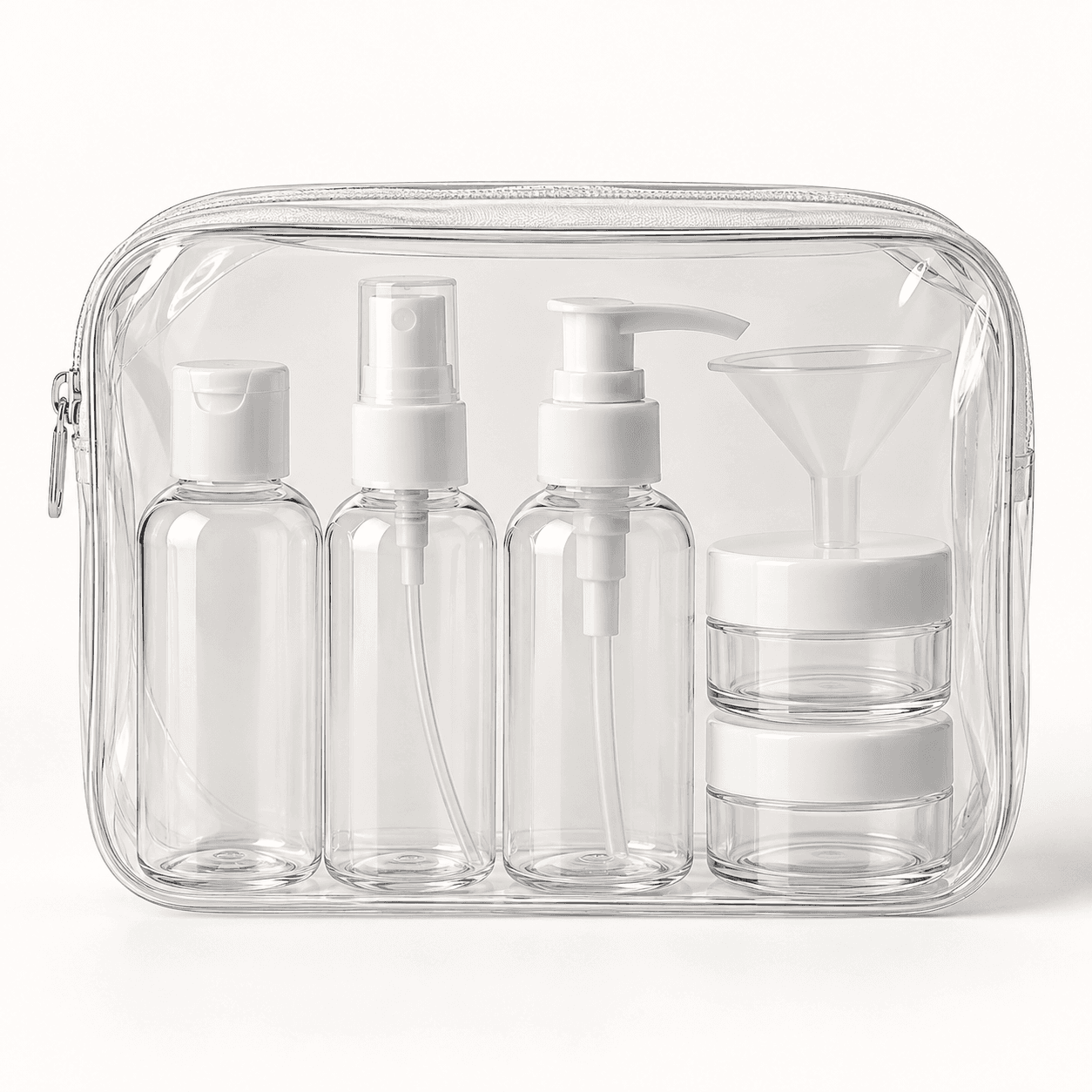 Reusable travel bottle set — 1